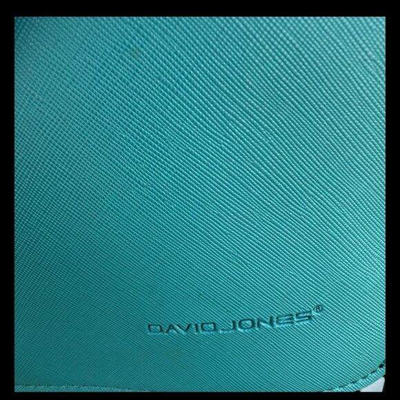 David Jones Paris Sling Turquoise Bag - Picture 2 of 8